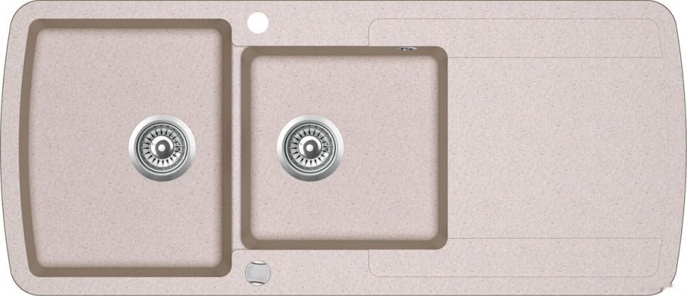 Кухонная мойка AquaSanita Lira SQL201AW (beige 110)