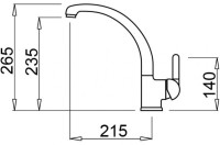 Смеситель Elleci Po M73 Titanium