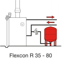 Расширительный бак Flamco Flexcon R 80