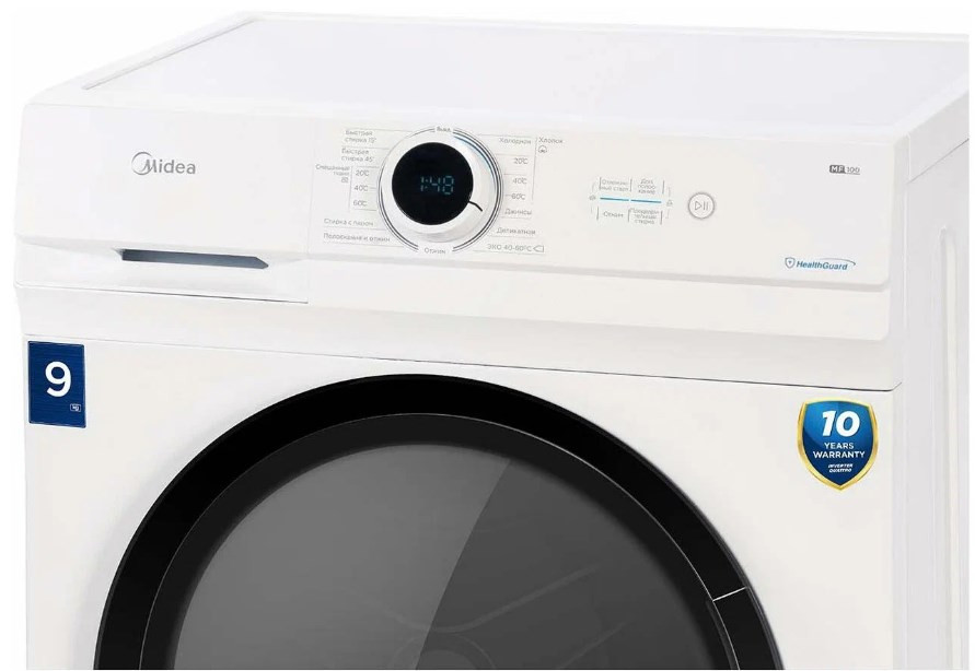 Стиральная машина Midea MF100W90BS/W-RU