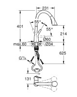 Смеситель Grohe Zebra