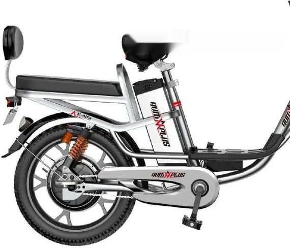Электровелосипед AVM E-ALFA 20 Pro (серебристый)