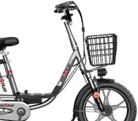 Электровелосипед AVM E-ALFA 20 Pro (серебристый)