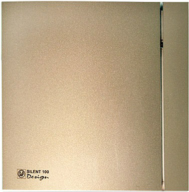 Вытяжная вентиляция Soler & Palau Silent-100 CZ Champagne Design - 4C [5210607200]