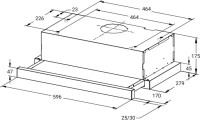 Вытяжка Weissgauff TEL 600 White Glass