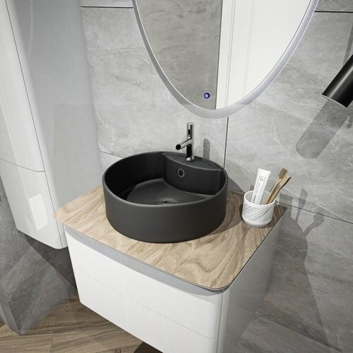 Умывальник Teymi Lina S D40 T50192 (черный матовый) Умывальник Teymi Lina S D40 T50192 (черный матовый)