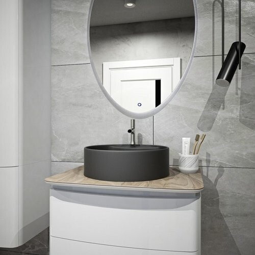 Умывальник Teymi Lina S D40 T50192 (черный матовый) Умывальник Teymi Lina S D40 T50192 (черный матовый)