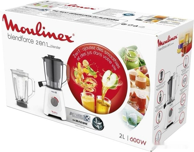 Блендер Moulinex Blendforce Powelix LM42Q110 Блендер Moulinex Blendforce Powelix LM42Q110