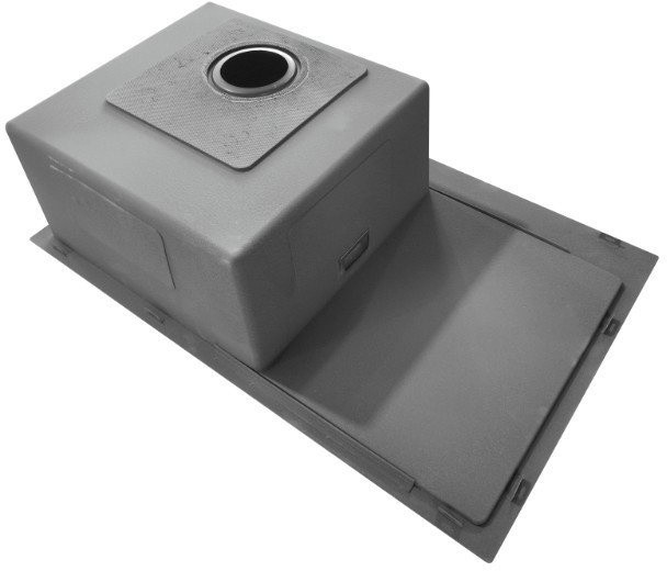 Кухонная мойка Stellar Decor S7850NB-L-D (нано черный)