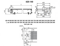 Радиатор Techno Usual KVZ 420-140-4300