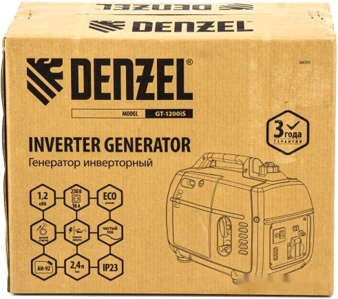 Генератор Denzel GT-1200iS Генератор Denzel GT-1200iS