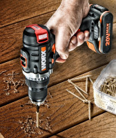 Дрель-шуруповерт Worx BL WX175 (с 2-мя АКБ, кейс)