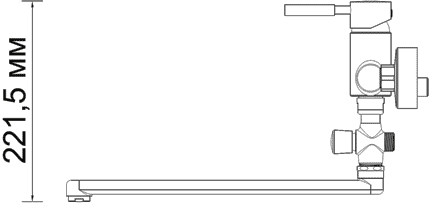 Смеситель Wasserkraft Main 4102L Смеситель Wasserkraft Main 4102L