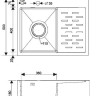 Кухонная мойка РМС MRK-6350L (с дозатором)