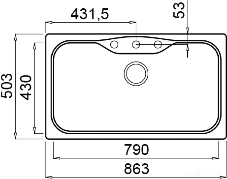 Кухонная мойка Elleci Fox 360 G68 Bianco Кухонная мойка Elleci Fox 360 G68 Bianco