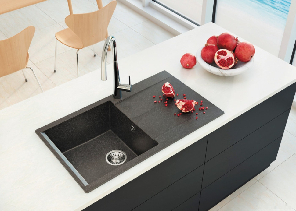 Кухонная мойка Polygran Gals-860 (серый 14) Кухонная мойка Polygran Gals-860 (серый 14)