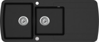 Кухонная мойка AquaSanita Lira SQL201AW (black metallic 601)