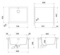 Кухонная мойка Schock Greenwich 60 магма