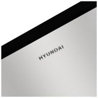 Однокамерный холодильник Hyundai CO1002 (серебристый)
