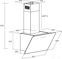 Вытяжка Schtoff Macau 60 (белый)