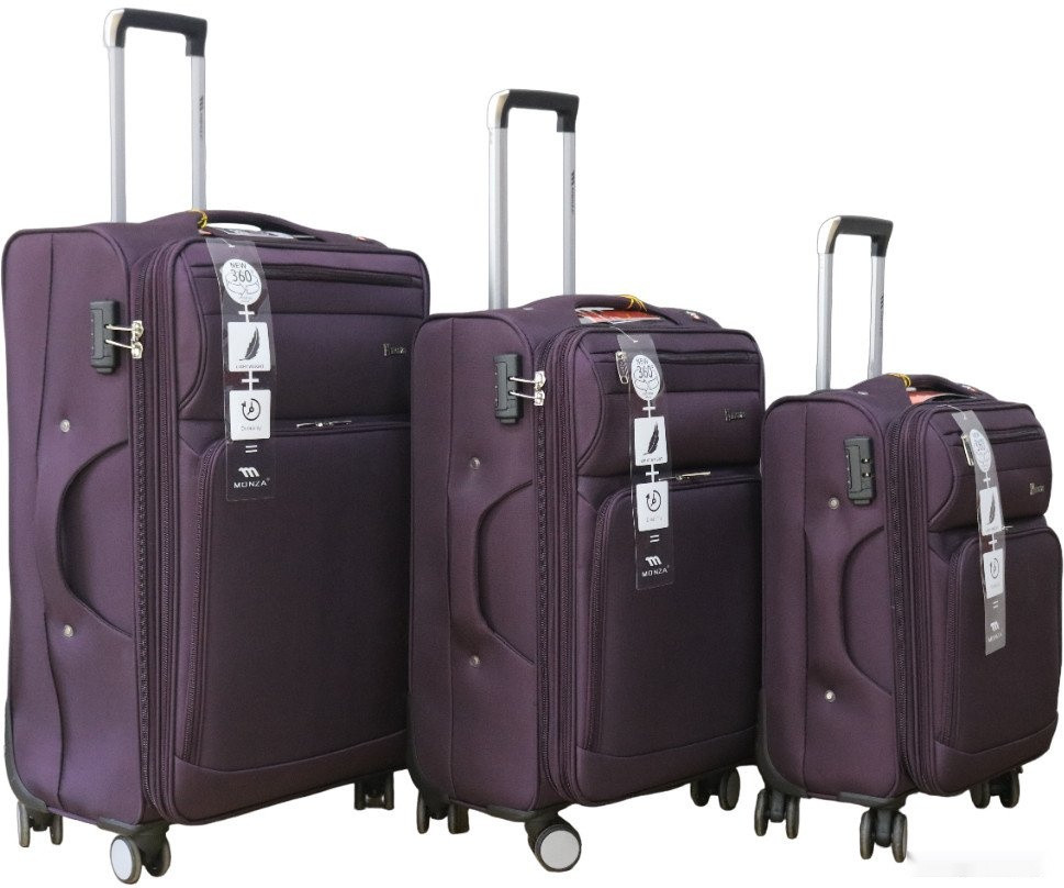 Чемодан Monza 8038# (L, фиолетовый)
