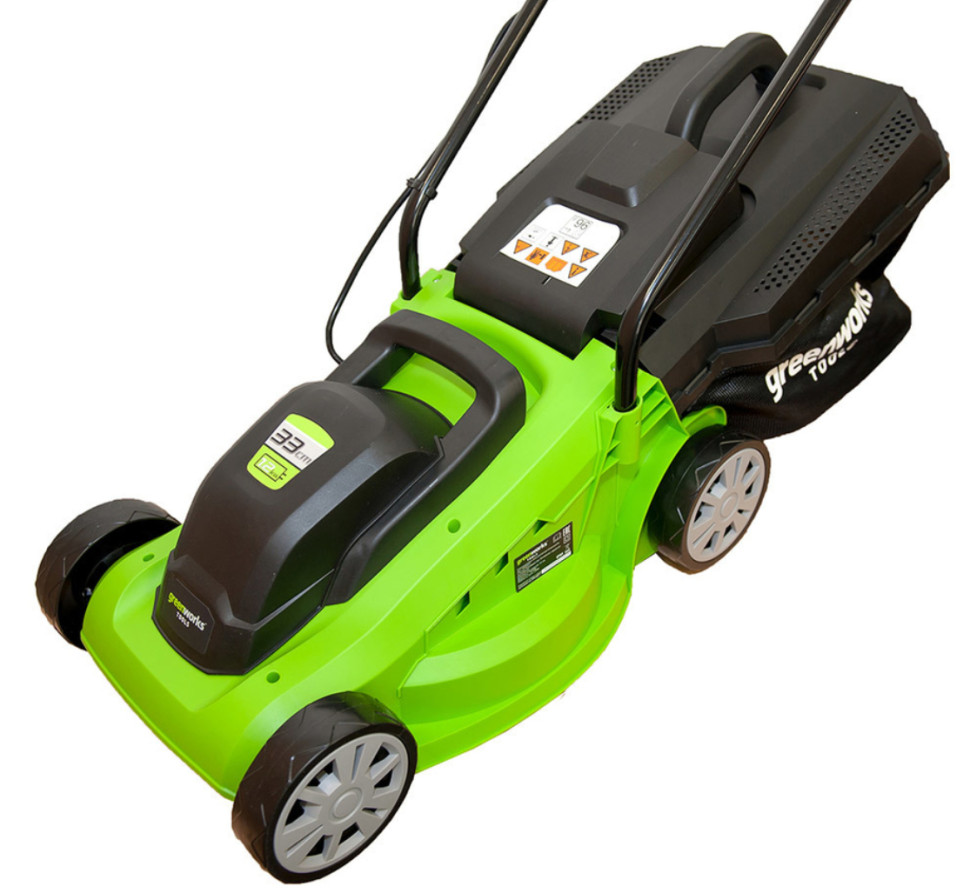 Газонокосилка электрическая Greenworks GD24LM33K2 / 2516107UA (АКБ 2 А/ч и ЗУ) Газонокосилка электрическая Greenworks GD24LM33K2 / 2516107UA (АКБ 2 А/ч и ЗУ)