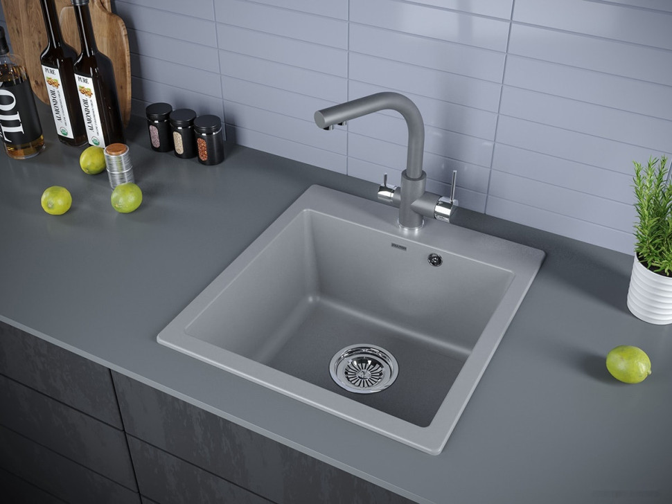 Кухонная мойка Paulmark Praktisch PM105152-GRM Кухонная мойка Paulmark Praktisch PM105152-GRM