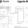 Умывальник Paola Liguria 500 Умывальник Paola Liguria 500