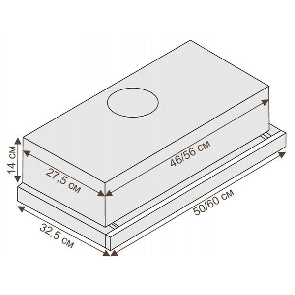 Вытяжка Ciarko SL-S II 50 черный