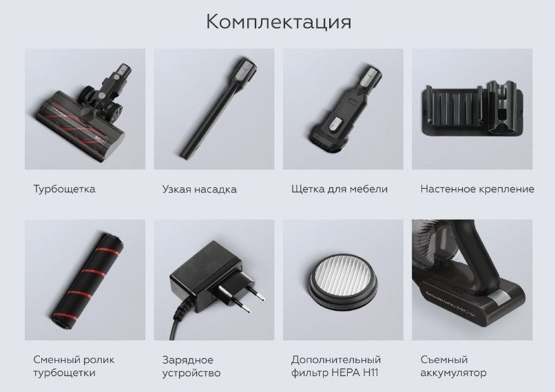 Пылесос BQ VCA0104H (серый)