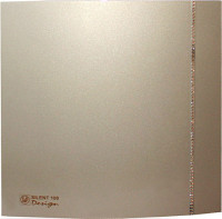 Вытяжная вентиляция Soler &amp; Palau Silent-100 CZ Champagne Design Swarovski [5210622500]