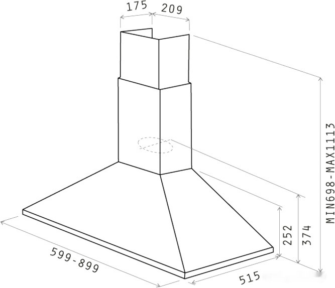 Вытяжка Elica TAMAYARAILANBR/A/60