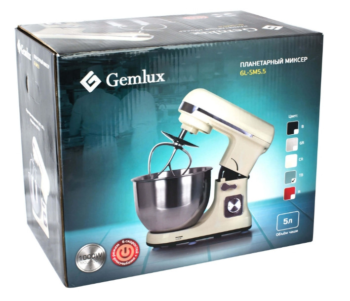 Миксер Gemlux GL-SM5.5TB Миксер Gemlux GL-SM5.5TB