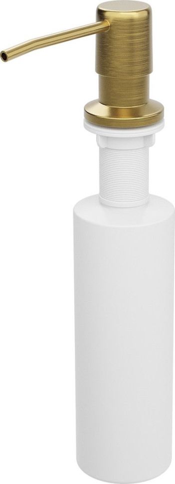 Кухонная мойка Roxen Snake 560220-60-GS PVD Gold золотая/текстурная (с коландером и дозатором)