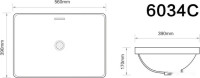 Умывальник Axus 56 6034C
