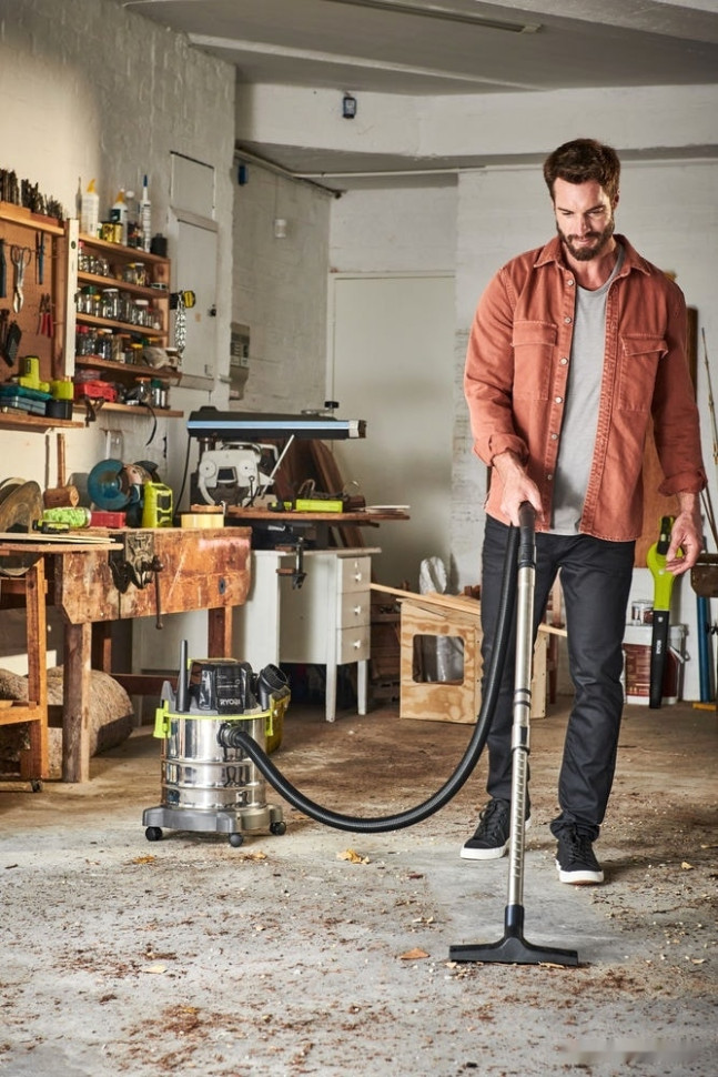 Пылесос Ryobi R18WDV-0 (без батареи) Пылесос Ryobi R18WDV-0 (без батареи)