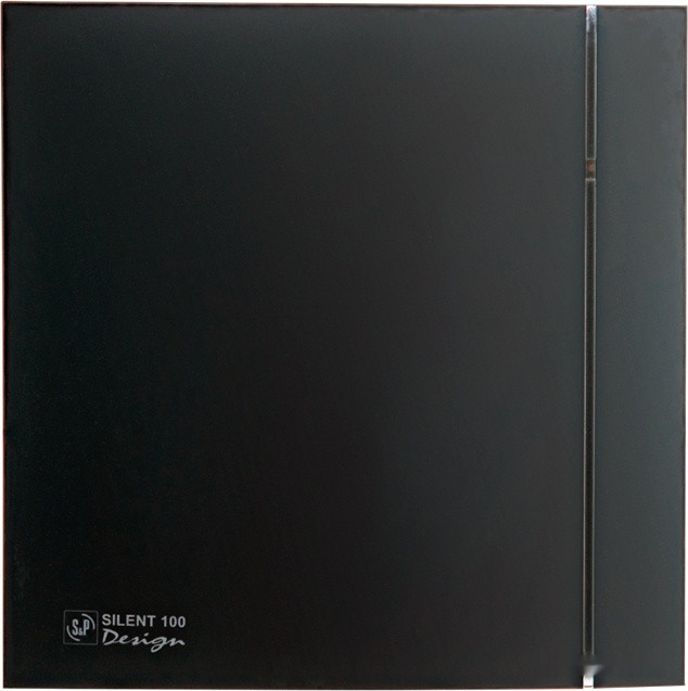 Осевой вентилятор Soler & Palau Silent-100 CZ Matt Black Design - 4C 5210007700