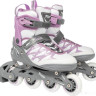 Роликовые коньки Ricos Stream PW-153A S (р. 33-36, белый/лиловый)