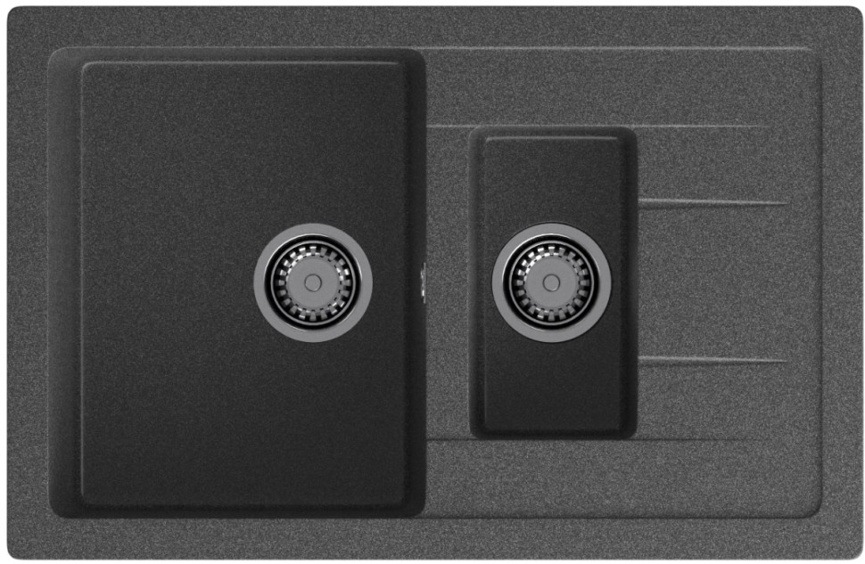Кухонная мойка GranFest GF-Q775KL (графит)
