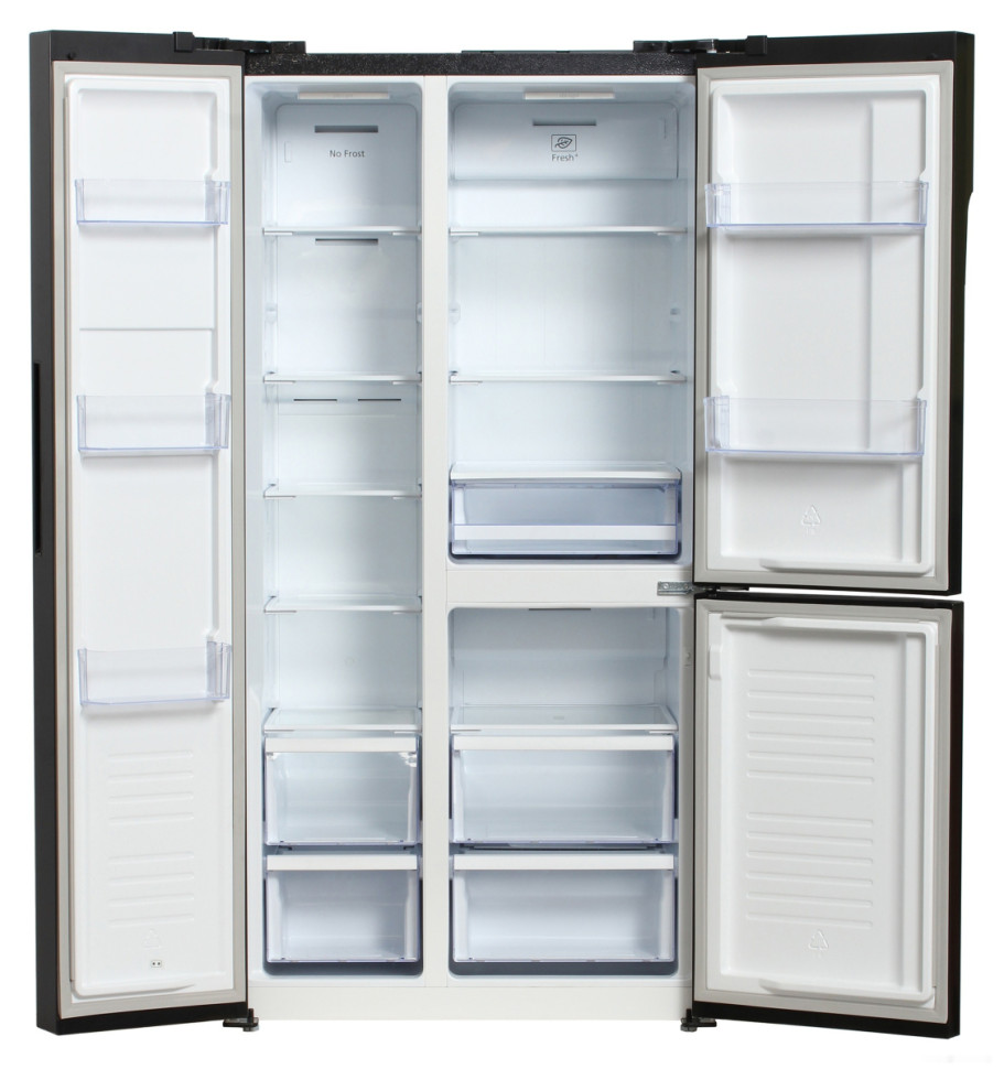 Холодильник side by side Hyundai CS5073FV (графит)