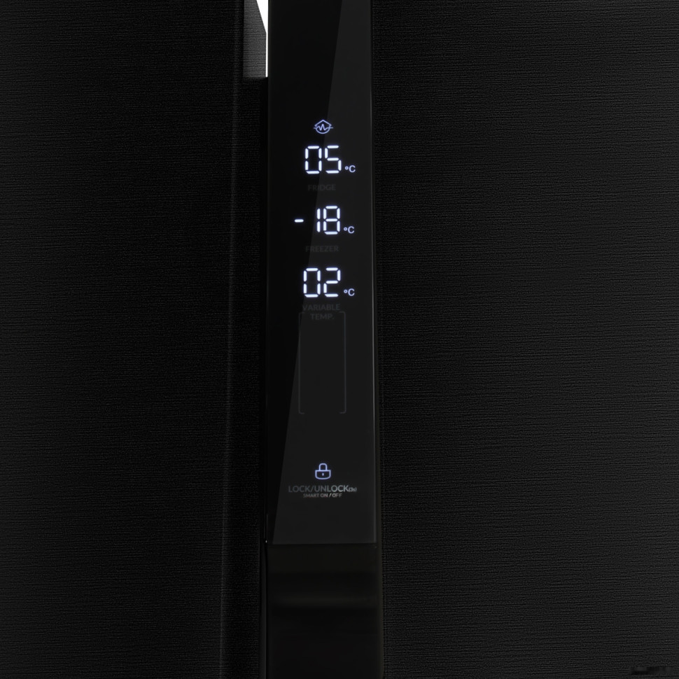 Холодильник side by side Hyundai CS5073FV (графит)