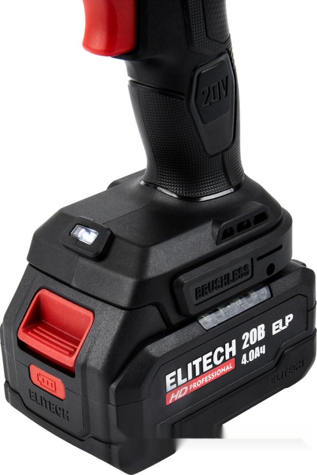 Ударная дрель-шуруповерт Elitech CD 20BL2 E2201.042.02 (с 2-мя АКБ, кейс)