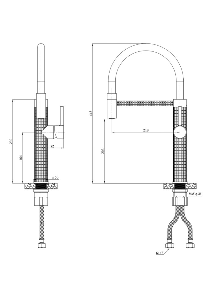 Смеситель ESKO K51B Смеситель ESKO K51B
