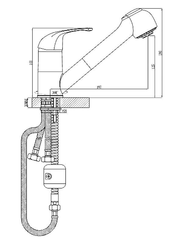 Смеситель Rossinka Silvermix D40-25 Смеситель Rossinka Silvermix D40-25