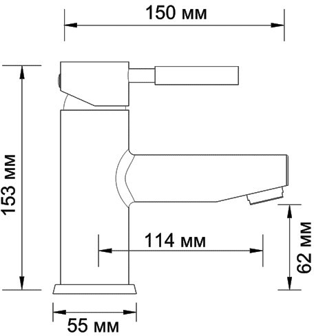 Смеситель Wasserkraft Main 4103 Смеситель Wasserkraft Main 4103