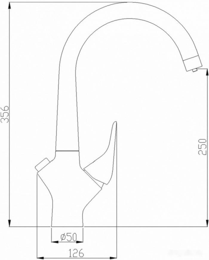 Смеситель Zorg SH 815 сатин