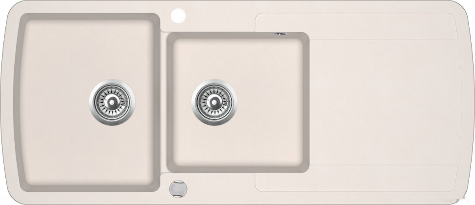 Кухонная мойка AquaSanita Lira SQL201AW (silica 111)