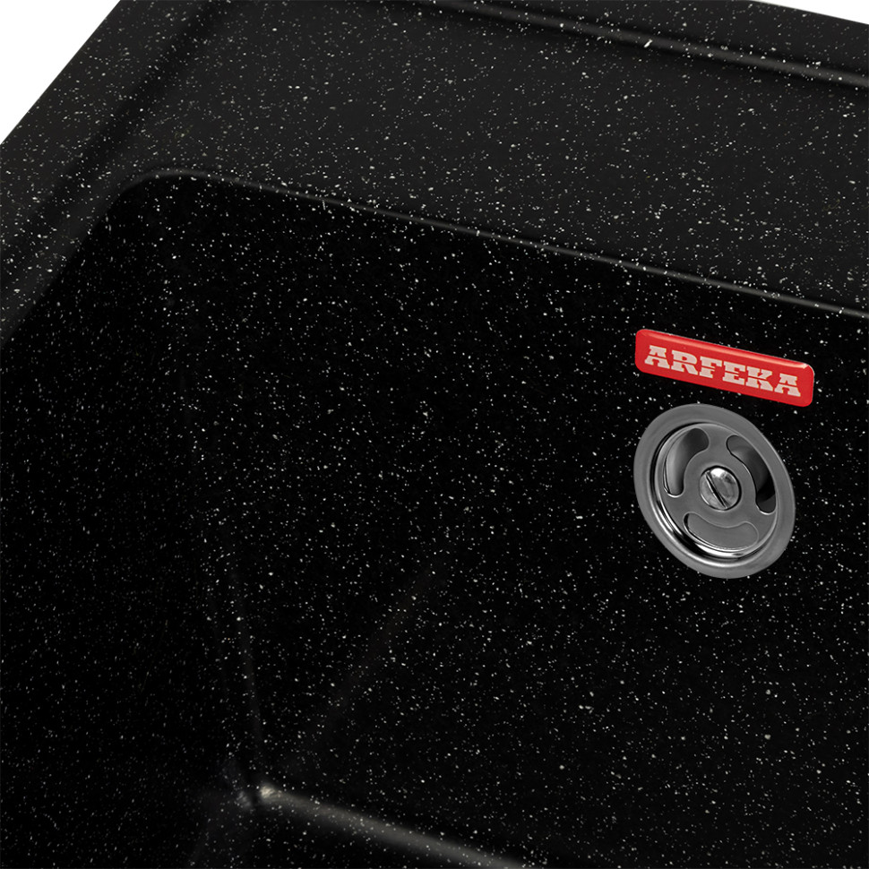 Кухонная мойка ARFEKA Quadro (черный) Кухонная мойка ARFEKA Quadro (черный)