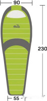 Спальный мешок Tramp Hiker Long TRS-051L (правая молния)