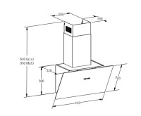 Вытяжка Meferi AIRBOX45BK Light